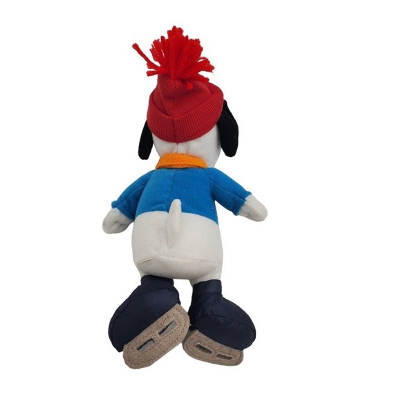 Snoopy 8" Ice Skating Beagle Dog Whitman's Candies Plush Stuffed Animal Rattle - Picture 3 of 5